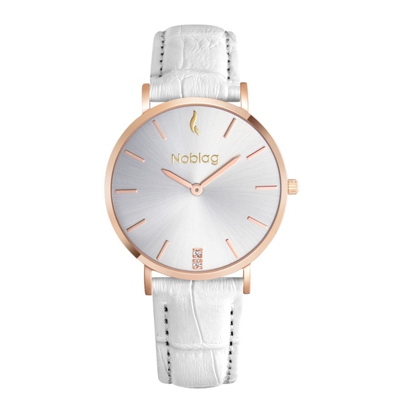 Noblag Women\'s Watches White Leather 36mm main image 4